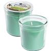 Ikea HEDERSAM - Candele profumate verdi in barattoli di vetro, erba appena tagliata, 40 ore ciascuna, set da 2