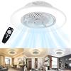 YRHome 90W Ventilatore da soffitto con illuminazione e telecomando, velocità del vento regolabile, dimmerabile, plafoniera, ventilatore, lampada da soffitto moderna, ultra-silenziosa, cambia colore