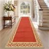 TEHWDAIYOU Tappeto Runner per Corridoio Tappeto Cucina Passatoia Antiscivolo Lavabile 40 x 160 cm Tappeto Corridoio Tappeti Runner Passatoia Tappetino per Soggiorno Entrata Ingresso Rosso
