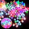 Frasheng 120 Pezzi Mini LED Palloncini Luci,Rotondo Lampada a Palloncino,Lampada a Palloncino Colorate per Compleanno,Matrimonio,Halloween,Festa di Natale Capodanno Decorazione