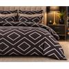 B O S A L O N I Set Copripiumino Matrimoniale HOME Collezione D'Autore - 4 Pezzi, Copripiumino 220x230 cm, Lenzuolo con Angoli 160x200+35 cm, 2 Federe 50x80 - Microfibra Ultra Soft (Prisma Royal)
