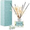 L'odeur Vill Diffusore Profumo Ambiente - 200ml Diffusore profumato di Gelsomino con bastoncini Diffusore di olio essenziale di fragranza per la casa per la decorazione della mensola del bagno.