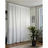 mauro Tenda con fettuccia arricciatenda bianca - Tessuto filtrante per privacy - Pannello 200/280 cm - Per binari da 100 a 170 cm - Altezza da 180 a 295 cm - Modello Alessia - Misura 280x280 cm