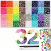 Generic Bedazzler - Kit con colla e penna, kit di strass Bedazzling Gems con colla, kit di strass Bedazzled per Bedazzling, per nail art (32 colori)