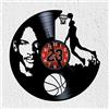 VINY WOODY Il miglior giocatore di basket di tutti i tempi, decorazione da parete, grande orologio a disco in vinile