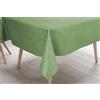 La biancheria per la casa Tovaglia LIMA Verde Chiaro - Tela Cerata Plastificata PVC Lavabile Antiscivolo - Made in Italy Cm. 140x180 x6 persone