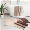 Gabel Dune Tappeto Bagno in Spugna cm. 70 x 140, Beige 520, CM. 70 x 140
