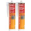 Fischer, Silicone Sigillante SBM 310 Marrone, Neutro A Basso Modulo, Elastico, Senza Solventi, Per Edilizia, Lattoneria, Facciate, Vetrate, Inodore, Uso Esterno/Interno, 9373 (Confezione da 2)