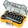 DEWALT Set di chiavi a bussola e cacciaviti extra piccoli da 25 mm (24 pezzi), DT71516-QZ