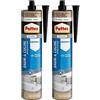 PATTEX Bagni&Cucine Original Silicone Bianco, Silicone Cucina e Bagno Resistente alla Muffa, Sigillante Impermeabile e Multimateriale, 1 Cartuccia da 280 ml (Confezione da 2)