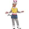 Ciao-Milady gattina 44 Gatti Costume Travestimento Bambina (Taglia 3-4 Anni), Colore Grigio, Rosa, 11239.3-4