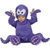 FIESTAS GUIRCA | Costume Polpo Bebè (18-24 Mesi) - Cappuccio, Tuta e Piedi - Costumi di Animali Marini per Halloween, Carnevale e Feste in Maschera - Ideale per Bebè Unisex - Viola