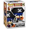 Funko POP! Games: Sonic The Hedgehog - Pirate Sonic - Figura in vinile da collezione - Idea regalo - Prodotto ufficiale - Giocattoli per bambini e adulti - Modello di figura per collezionisti