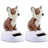 Puckator Solar Pal - Decorazione ad Energia Solare - Corgi (Confezione da 2)