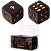 Puckator Set di 2 Dadi Neri con Teschi Dorati - Teschi & Rose SKULLS & ROSES