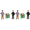 Mattel Harry Potter - Harry e Ron sull'Hogwarts Express, bambole Harry e Ron con le bacchette magiche, include carrello delle vivande e 10+ accessori, giocattolo per bambini, 6+ anni, HND79