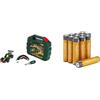 Theo Klein Bosch Grand Prix Set, Ixolino/Auto, 3+ Anni, & Batterie AAA Alcaline Amazon Basics 12 pz, 10 Anni
