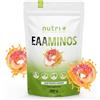 Nutri + EAA Sour Peaches vegan - 500 g di Polvere - Alto dosaggio | con tutti gli Aminoacidi essenziali - EAA Gusto di Pesca acida - Amminoacidi essenziali in polvere vegan
