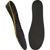 Kodxylytix Solette elastiche per il tallone, comode, per scarpe da ginnastica, da uomo, 4 cm, colore: nero
