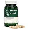 Youth & Earth Integratore PEA Micronizzata, 400 mg, 60 Capsule | Supporto Al Comfort Fisico E Articolare, Formula Micronizzata, Vegana, Senza Glutine, Recupero Sportivo, 1 Capsula Al Giorno