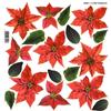 Sospeso Trasparente 3 Pezzi di Pellicola Standard Serie 1/16 Modello Reid Poinsettia. Atossica certificata. Modellabile a basse temperature. Per decorazioni 3D EFFETTO VETRO e splendidi accessori moda