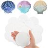 YOYEAH 20pcs Conchiglie Capesante Naturali 7-8cm, con Foro per Pittura, Artigianato, Decorazione Casa, Acquario, Progetti Fai-da-Te