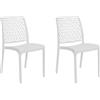 HOUSE COLLECTION, SEDIA NINFA SENZA BRACCIOLI, POLIPROPILENE, BIANCO (BCA177X2)