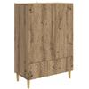 vidaXL Credenza Rovere Artigianale 66 x 34,5 x 95 cm