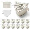 Dorunova Scatoline Portaconfetti Nozze d'oro e Argento Bomboniere 25 e 50 Anni Matrimonio 12 Pieces (Stile F)
