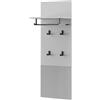 Vicco Appendiabiti da parete Eliza, Grigio, 43 x 120 cm