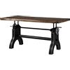 MASSIVMOEBEL24.DE tavolo da pranzo in legno di Mango 180x90x80-101 mango naturale oliato MANCHESTER #102