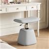 WXJHL Sgabello da trucco moderno regolabile in altezza, sedia girevole 360° per area trucco, sgabello in similpelle PU per bagno e ingresso