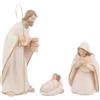 Magie di Natale Statuine Grandi natività Celestial per presepe Natalizio in poliresina Bianco