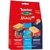 Loacker Minis Mix, Assortimento di Mini Wafer con Crema al Cioccolato, Nocciola e Vaniglia, 3 Varietà in 12 Monoporzioni, Snack Dolci per Tutta la Famiglia, Confezione da 720g
