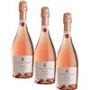 Teresa Rizzi Spumante Rosé Extra Dry - Spumante Rosé, 750 ml (Confezione da 3)