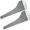 Gycdwjh 2pcs Copertura Randa Boma, Impermeabile Durevole Antistrappo, Copriranda Anti Raggi UV Tessuto Oxford 210D Copri Randa Barca a Vela,Grigio,11~12ft(382 * 96cm)