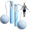 Tongfer Corda per saltare senza fili per donne, senza fili Smart Fitness Trainer - Palestra per saltare corda con contatore, per casa, palestra, fitness, esercizi per donne, uomini e bambini