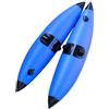 kowaku 2 Pezzi Galleggiante Stabilizzatore Kayak Stabilità Extra Tubi di Equilibrio Gonfiabili Resistente All'acqua Attrezzatura Nautica per Sport Acquatici, Bianco