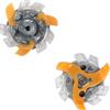 weiemgs 16 Pezzi Spike Spikes Golf Gomma - Tacchetti Spikes Scarpe Golf - Compatible con Fast Twist 3.0, Fast Twist, Tour - Tri - lok, Slim Lok Sistemi(E.,16 and 1 wrench)