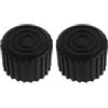 NULYLU Copertura Piedini Rotondi 50Mm 2Pezzi in Gomma per Attrezzature Fitness Interno Protezione Pavimenti Antiscivolo