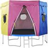 Générique Tenda da Trampolino da Esterno - Tenda parasole impermeabile e resistente alla Pioggia | Telo protettivo in tessuto per piscina, feste, compleanni, picnic, parchi acquatici, Div