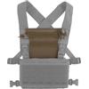 LZAQHMT Pannello Esteso per Chest Rig Tattico Supporto Molle per Scheda di Navigazione Pieghevole per Telefono con Tasche Portaoggetti per Agenda, Batteria E Altri Accessori(O)
