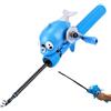Generico Fishing Pole Kids, Portable Telescopic Rod with Anti-Slip Handle Reel, Compact Outdoor Support Tool, Reusable Sport Kit, Portable Travel Accessory, for Rivers Lakes Streams Reservoirs Children Youth