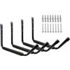 Jnchdghwa Gancio per Stoccaggio Kayak da Montare A Parete per Garage, Leggero e Resistente Ai Graffi, Supporto per Canoe, per Rack Kayak, SurfSki, Paddleboard e Snowboard.