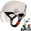 Jlobnyiun Caschi per Moto - Leggero e Regolabile per Ciclismo | Protezioni Per Bici Ciclismo Scooter Elettrico Corsa Sci