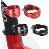ReachMall Morsetto reggisella 31,8 mm 34,9 mm in lega di alluminio leggero fissaggio per telaio di mountain bike Road Bike aggiornamento