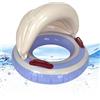 Generico Salvagente per con Parasole - Ciambella da Nuoto Infantile | Flottante da Piscina Gonfiabile per Bambini Piccoli | Sedile, Maniglie E Volante, PVC Impermeabile, perr Maschi Femmine 0-36