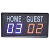 XUMIUZIY Tabellone Segnapunti Elettronico a LED, Segnapunti Portatile Alimentato Tramite USB con Telecomando per Partite di Pallavolo e Badminton (Spina Europea)
