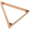 Outanaya Supporto Triangolare per Biliardo in Legno Solido Robusto e Resistente per Organizzare Le Palle del Gioco in Sala Ricreativa