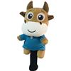 Fxzqgnh Golf Headcover Animale Ox Copritesta Driver Legno Golf Club Peluche con Manica Elastica Lunga Protegge da Urti E Graffi Ottimo per Regali Golfista